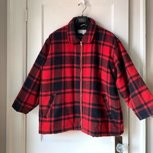 Vintage Plaid Fall / Winter Jacket